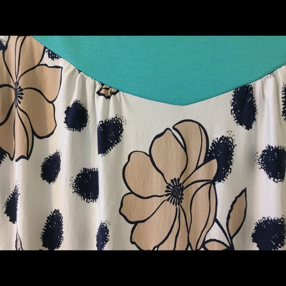 Print rayon dress, size M - Picture 3 of 3